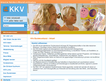 Tablet Screenshot of kkv-bund.de